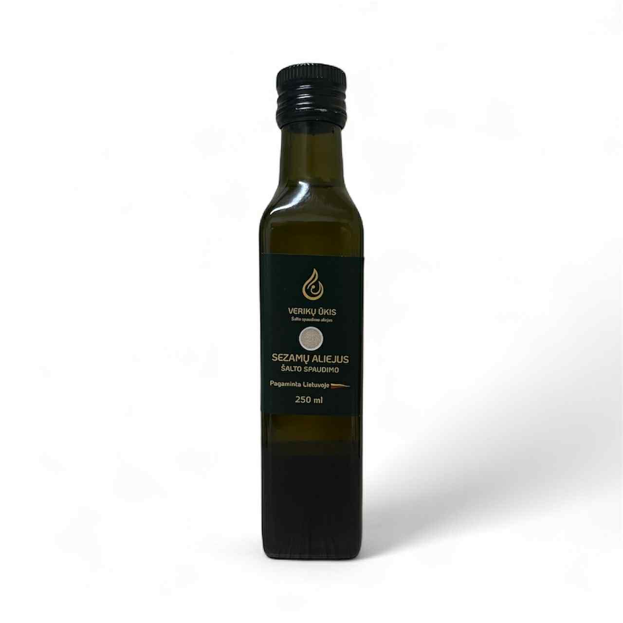 Sezamų šalto spaudimo aliejus 250ml